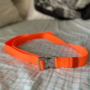 Seatbelt belt bright orange